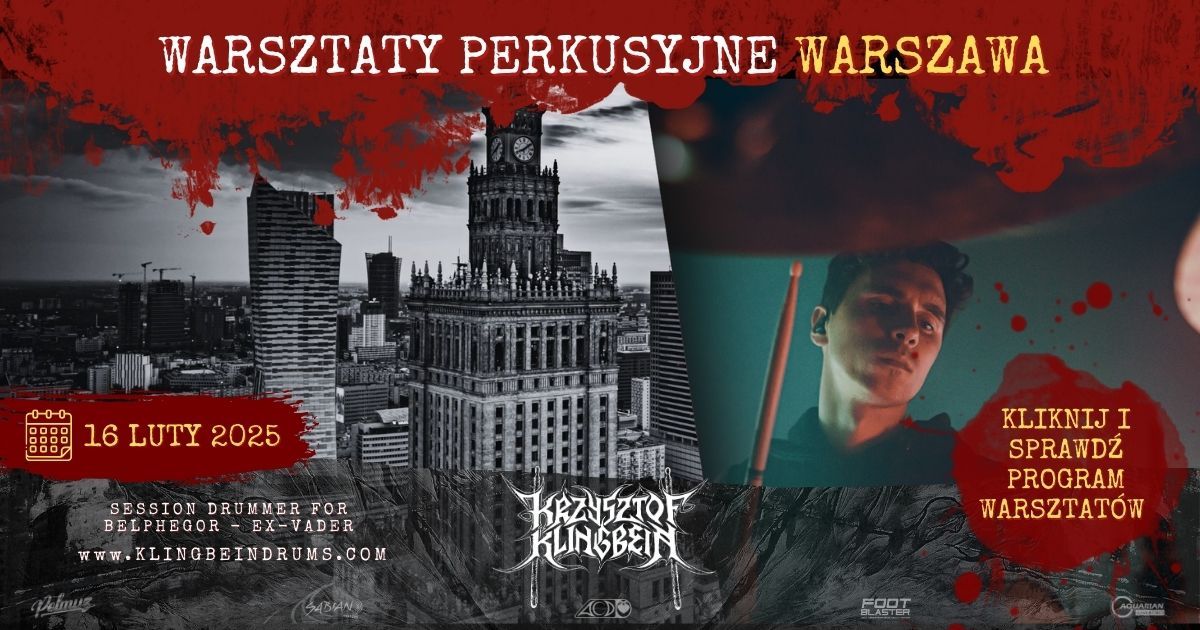 Warsztaty Perkusyjne z Krzysztof Klingbein w Warszawie