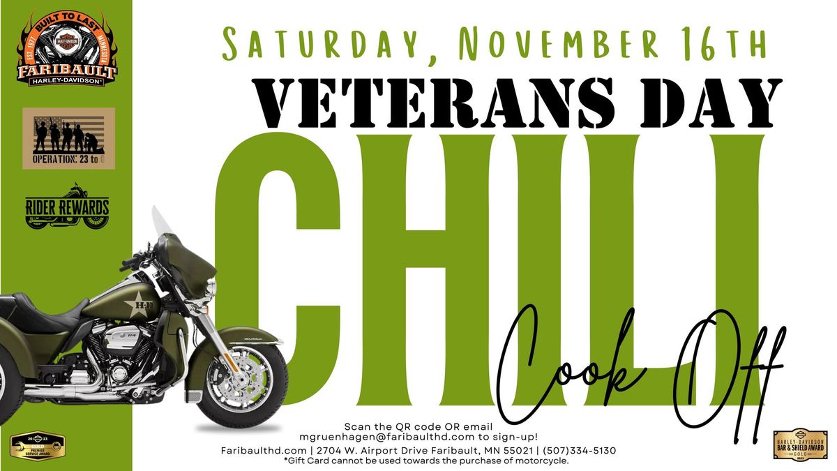 Veterans Day Chili Cook Off