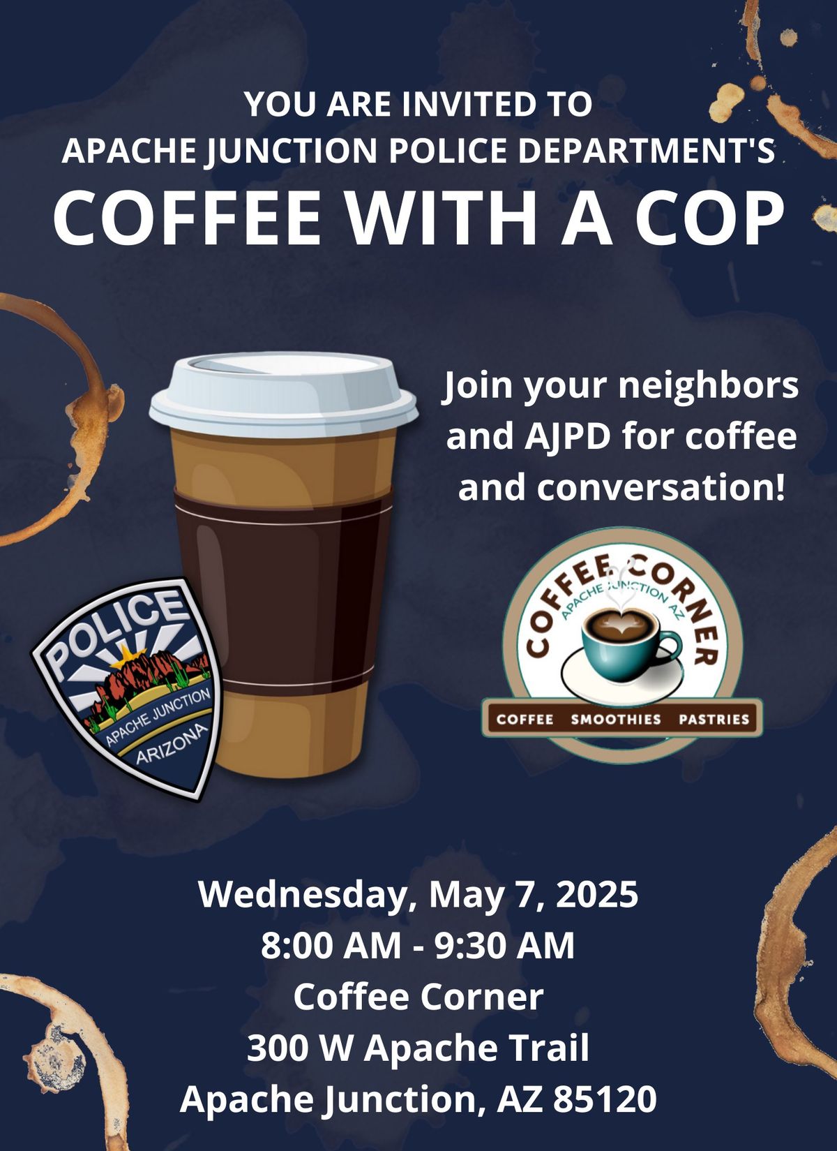 Coffee With a Cop - Coffee Corner