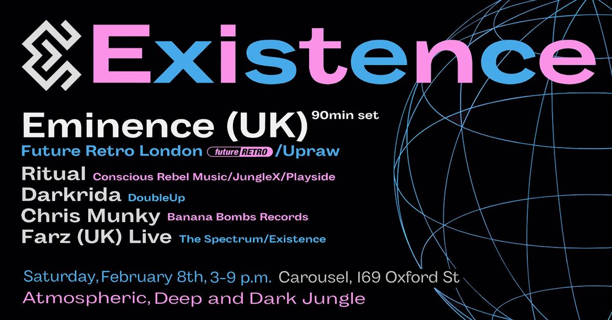 Existence #01 Eminence (UK) 90 Min Set