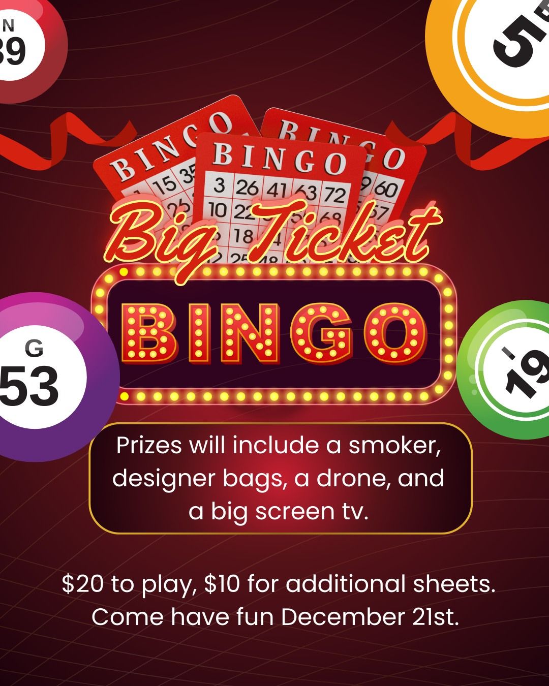 Big Ticket Bingo