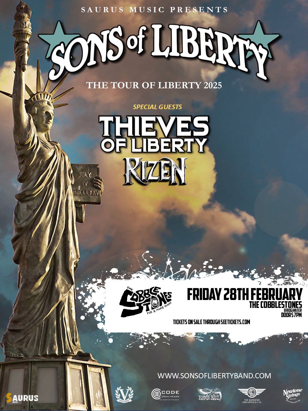 Sons of Liberty plus Thieves of Liberty plus Rizen at Cobblestones