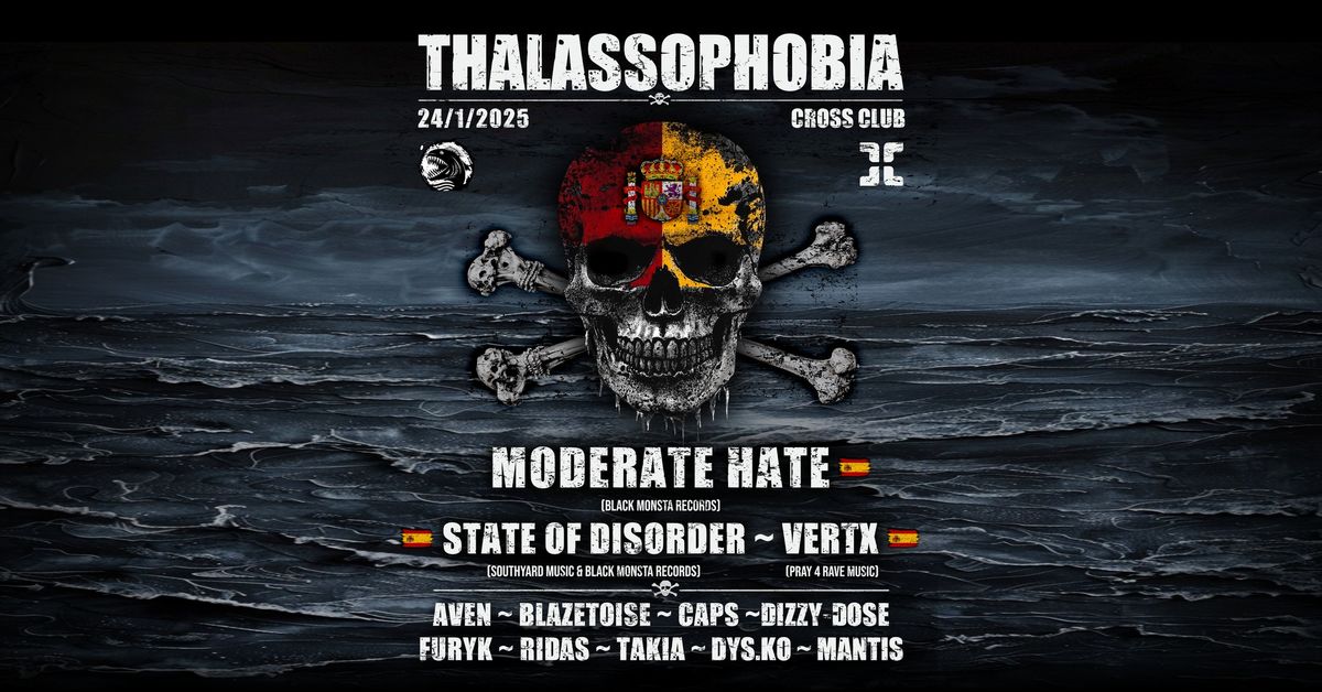 THALASSOPHOBIA: La Reconquista \ud83c\uddea\ud83c\uddf8 w\/ MODERATE HATE; STATE OF DISORDER; VERTX @ Cross Club Prague