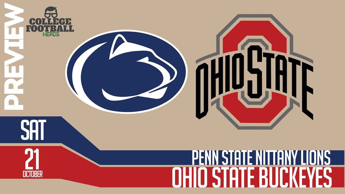 Ohio State Buckeyes at Penn State Nittany Lions Football