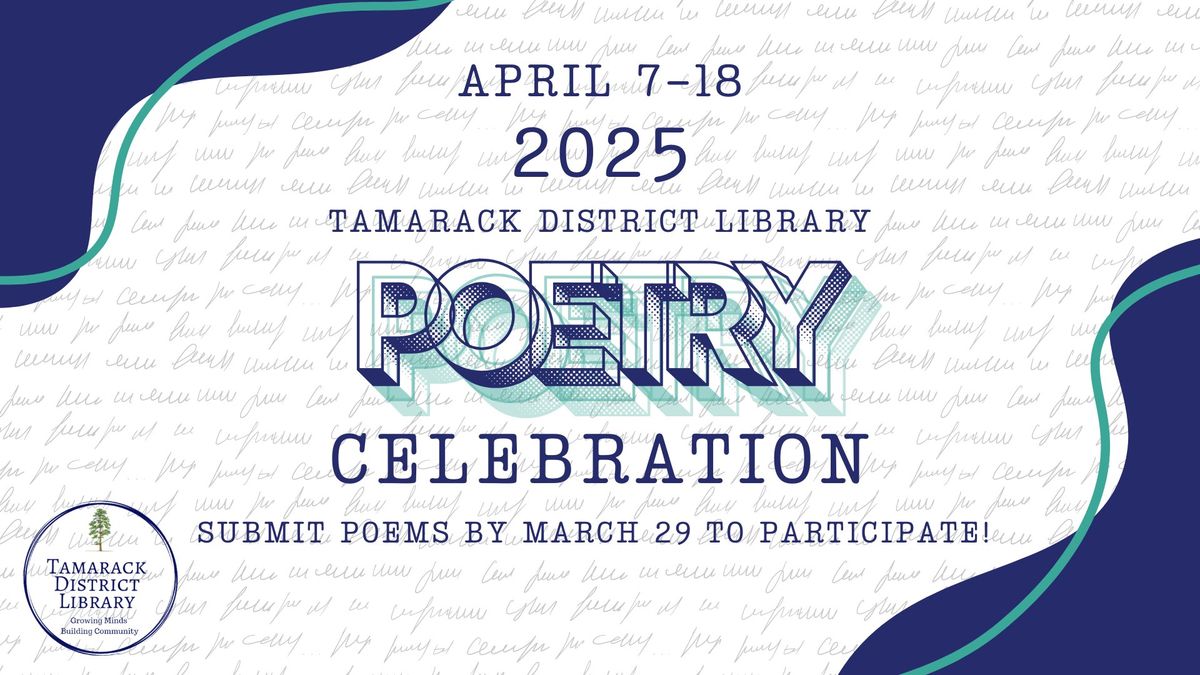 Poetry Celebration Submit Poems by March 29 