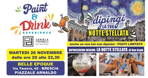 Paint e Drink - Trascorri una serata da vero artista artista a due passi da Piazzale Arnaldo