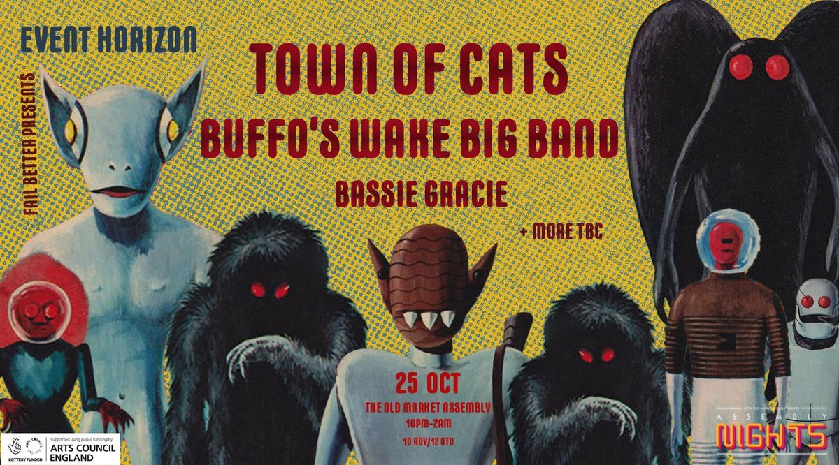 Fail Better Presents: Town of Cats + Buffo's Wake Big Band + DJ Bassie Gracie - Bristol!