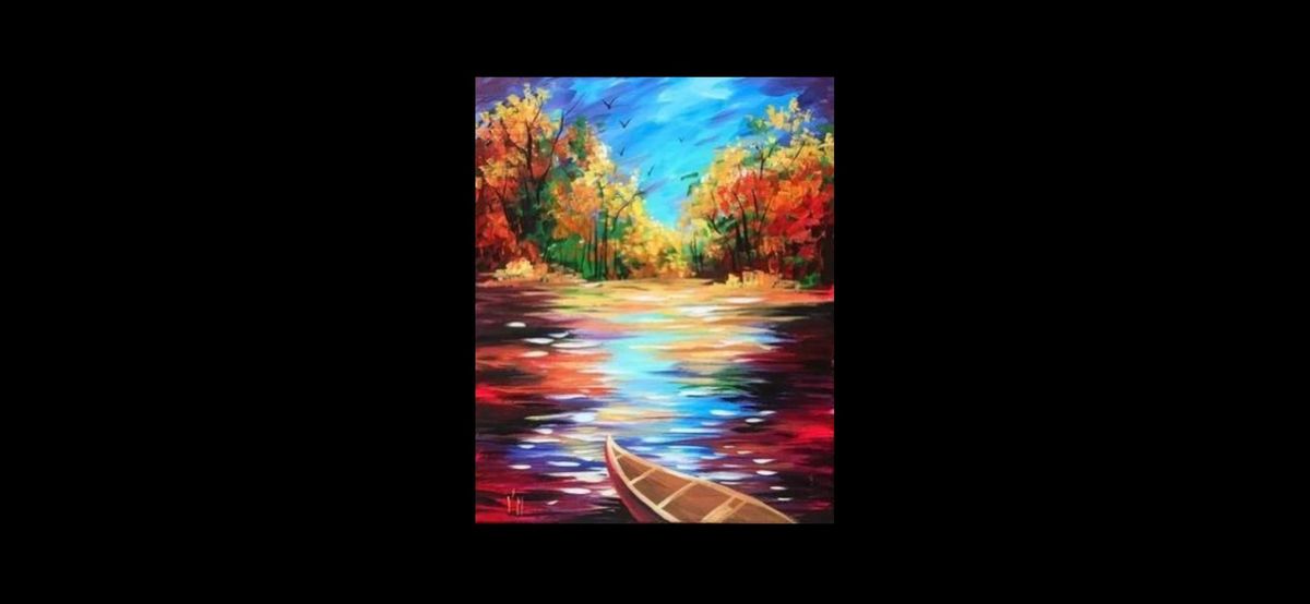 Terrace Lushes With Brushes: Fall Canoe