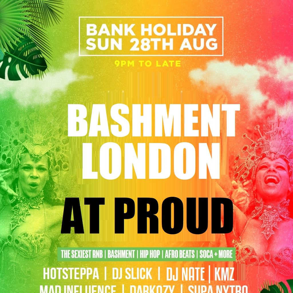 BASHMENT LONDON - carnival after party
