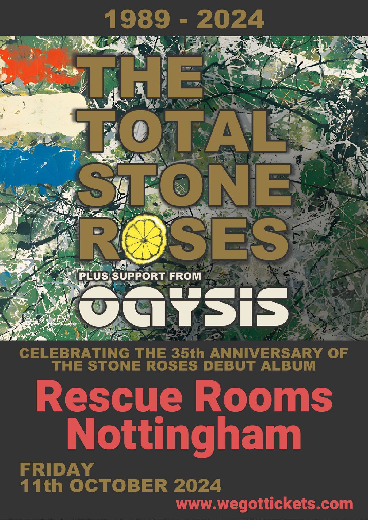 TOTAL STONE ROSES live at Rescue Rooms