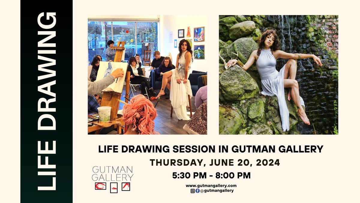 Life Drawing in Gutman Gallery