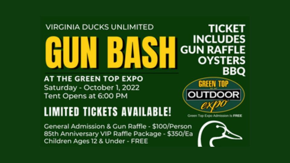 Virginia Ducks Unlimited Gun Bash at the Green Top Expo