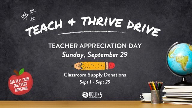 Teacher Appreciation Day + Classroom Supply Drive