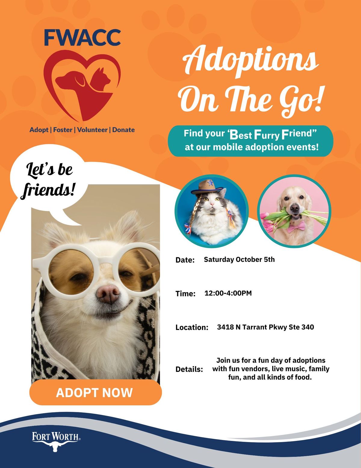 Adopt at the Sip, Shop, & Tox event