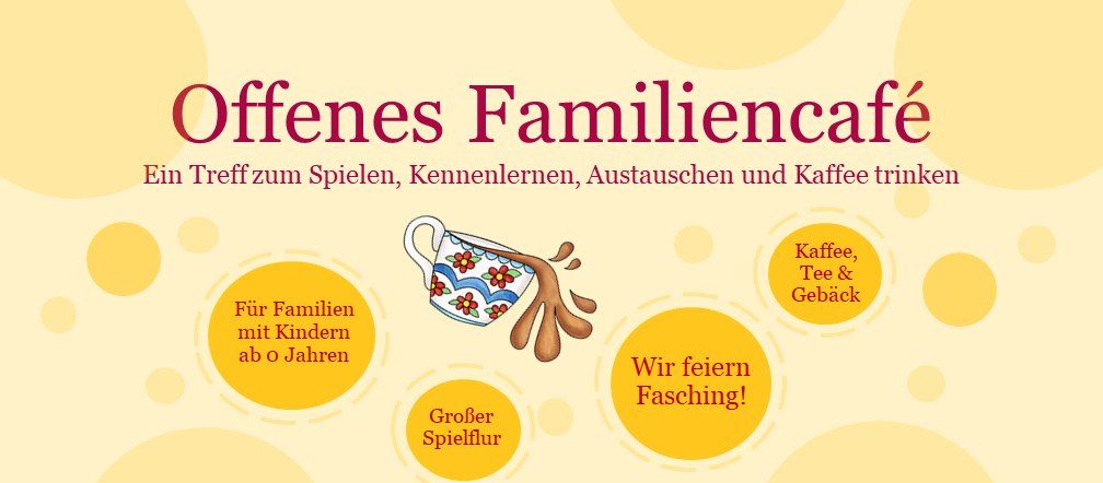 Offenes Familiencaf\u00e9 - Fasching