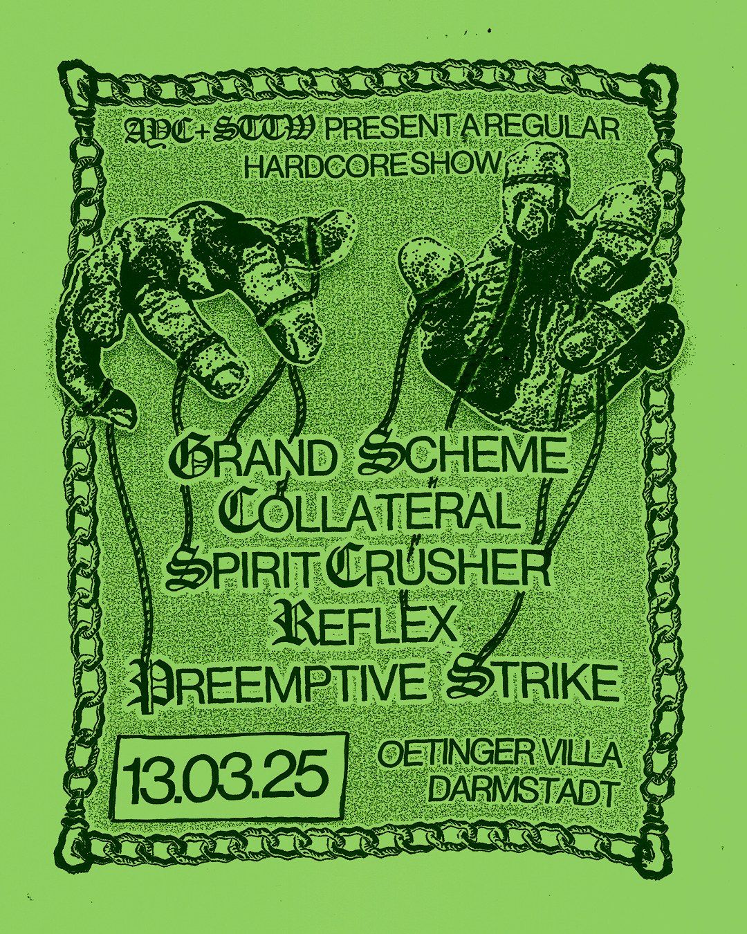 GRAND SCHEME \/ COLLATERAL \/ SPIRIT CRUSHER \/ REFLEX \/ PREEMPTIVE STRIKE 