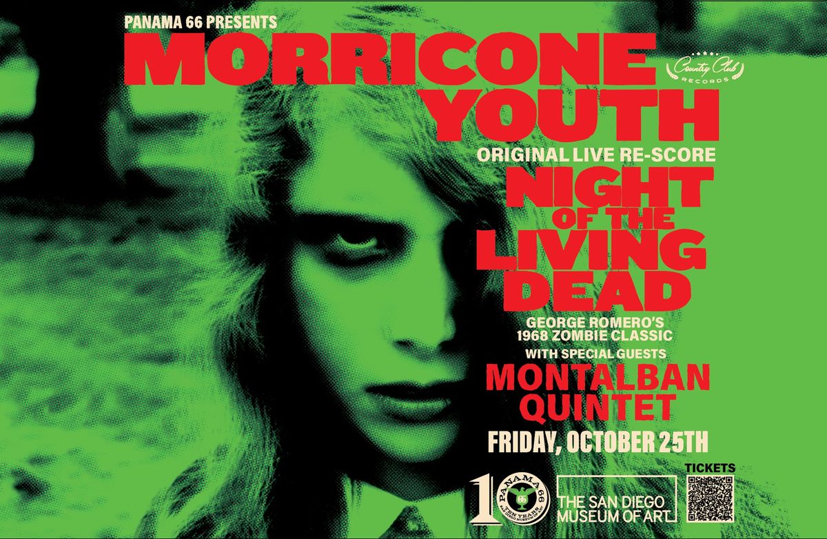 Morricone Youth Live Scores Romero's "Night Of The Living Dead" @ Panama 66\/ San Diego Museum of Art