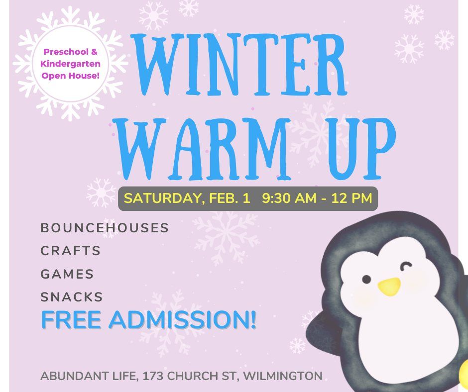 Winter Warm Up - Preschool and Kindergarten Open House