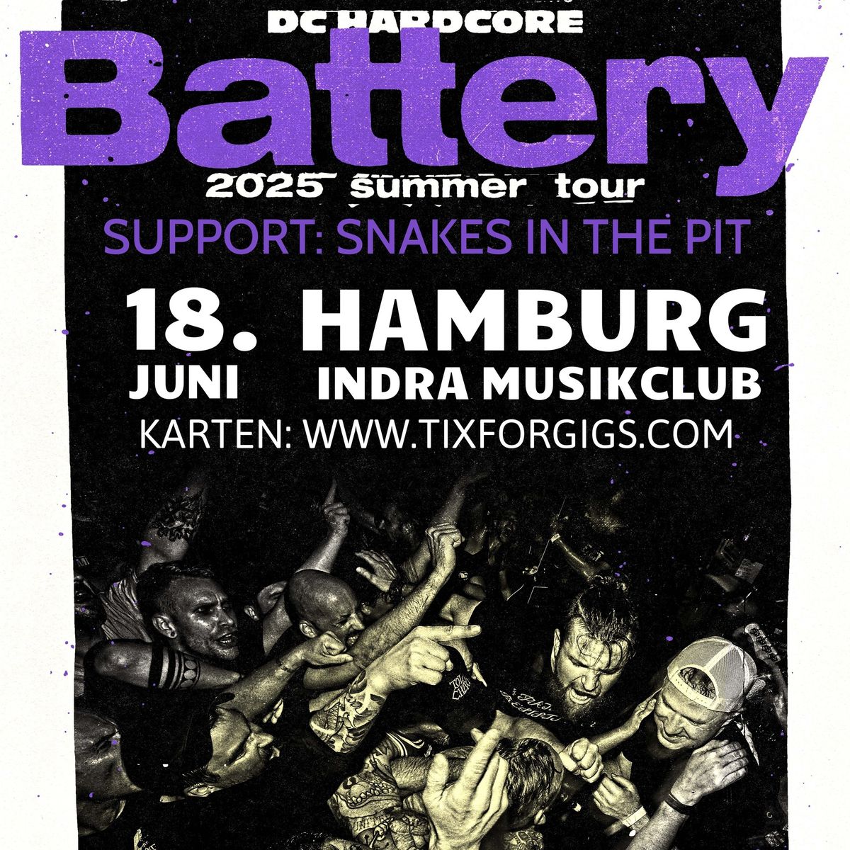 Battery + Snakes in the Pit live in Hamburg 