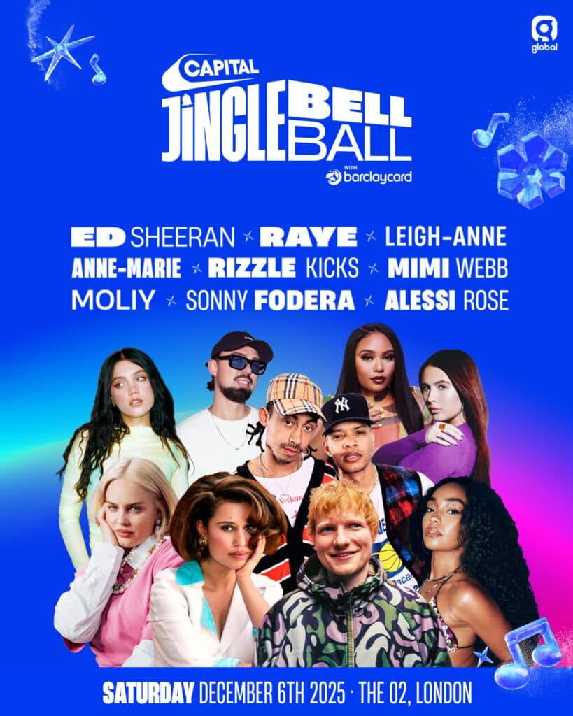 Capital's Jingle Bell Ball 2025 - Ed Sheeran, RAYE, Anne-Marie Tickets