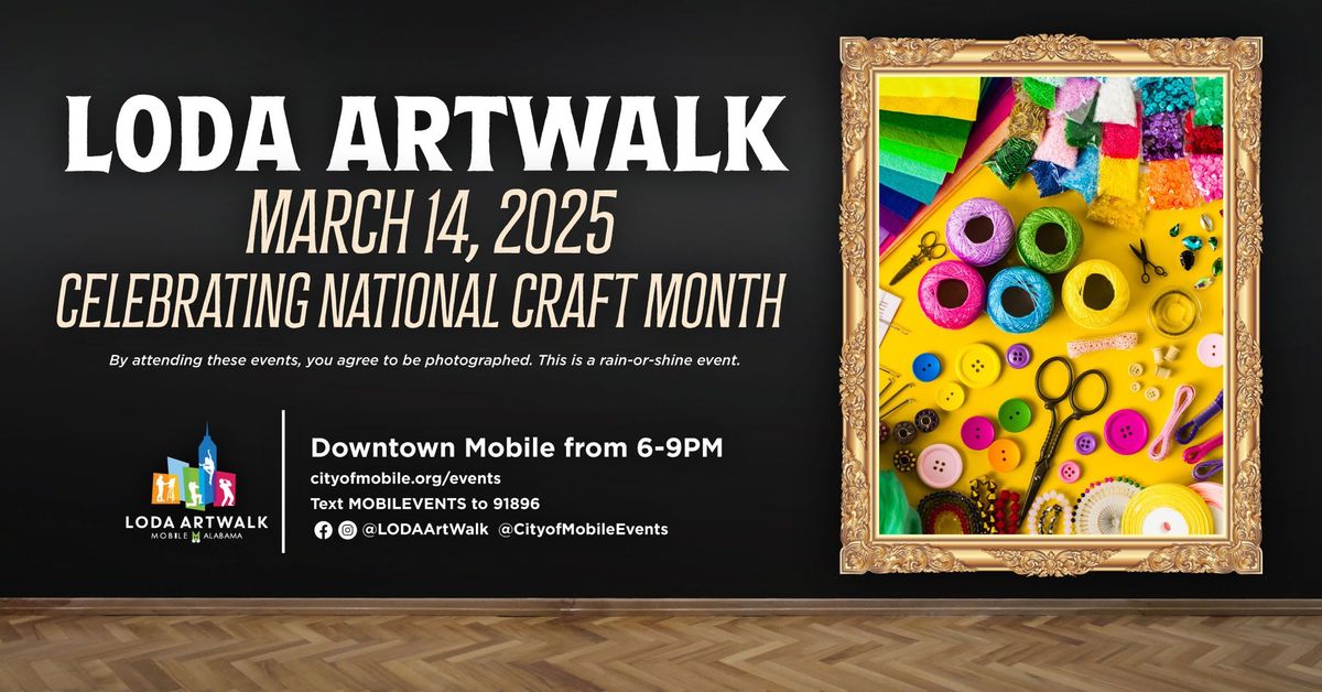 LODA ArtWalk Celebrates National Craft Month