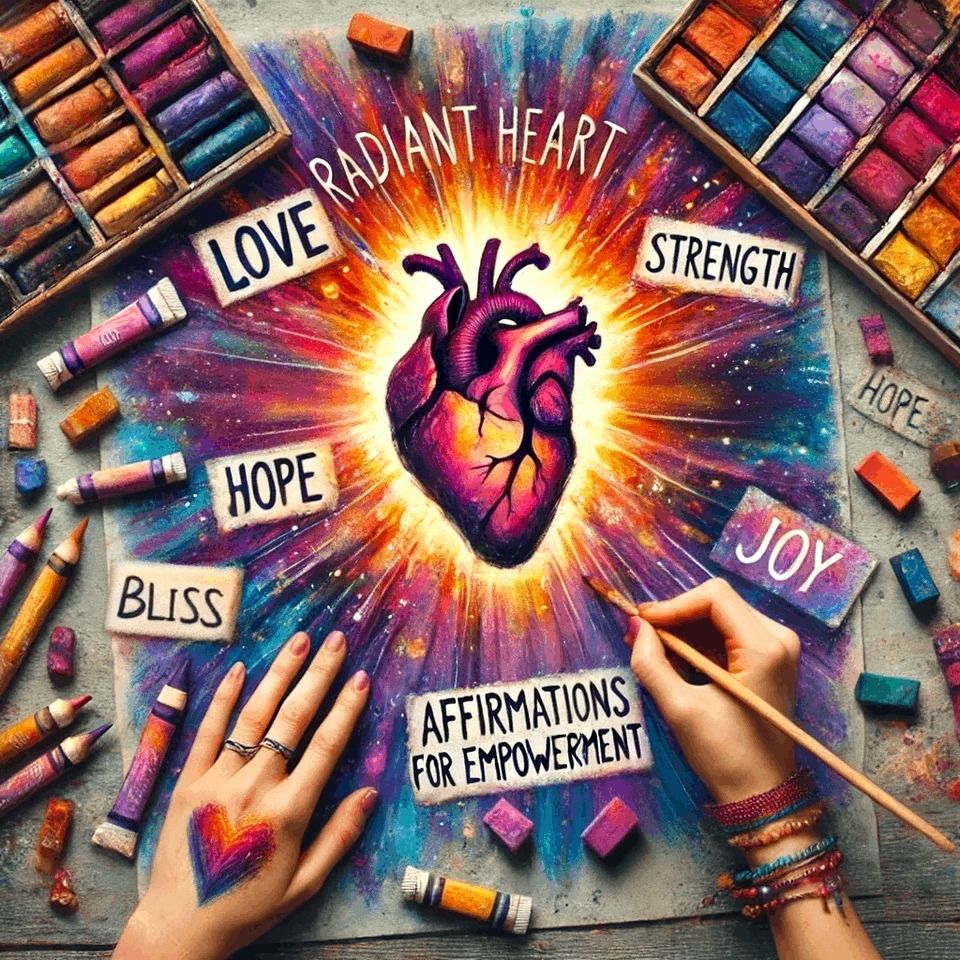 Radiant HeART: Expressive Art & Affirmations for Empowerment