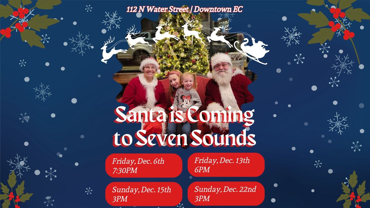 Santa and Face Painting at Seven Sounds