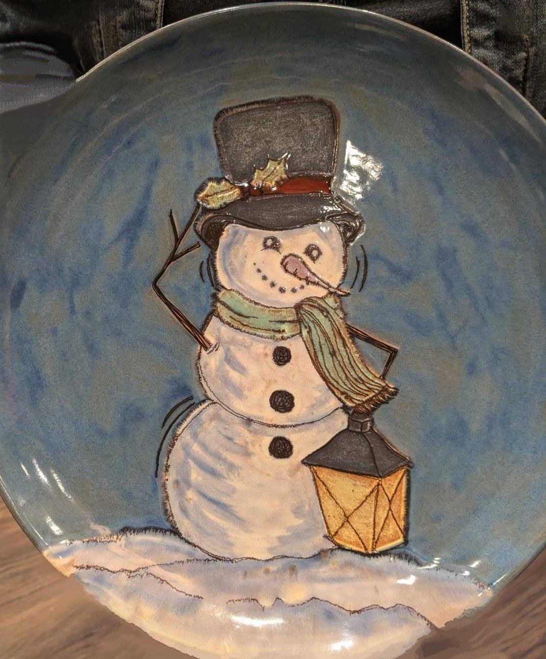 Snowman Platter