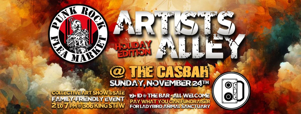 The Punk Rock Flea Market ARTISTS ALLEY: HOLIDAY EDITION @ Casbah - Nov 24th