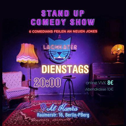 Lachkater Stand Up Comedy Mic P-Berg