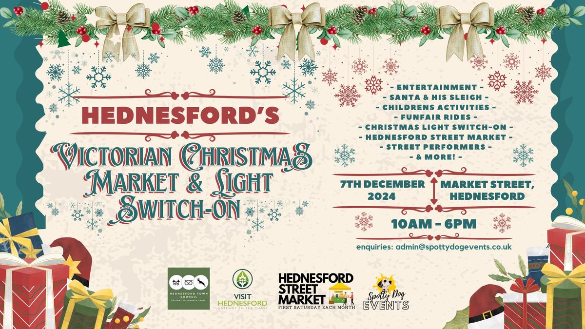 Hednesford's Victorian Christmas Market & Light Switch-on