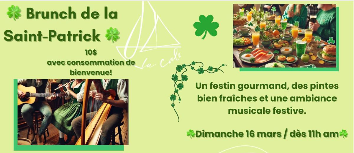 \ud83c\udf40 Brunch de la Saint-Patrick! \ud83c\udf40 