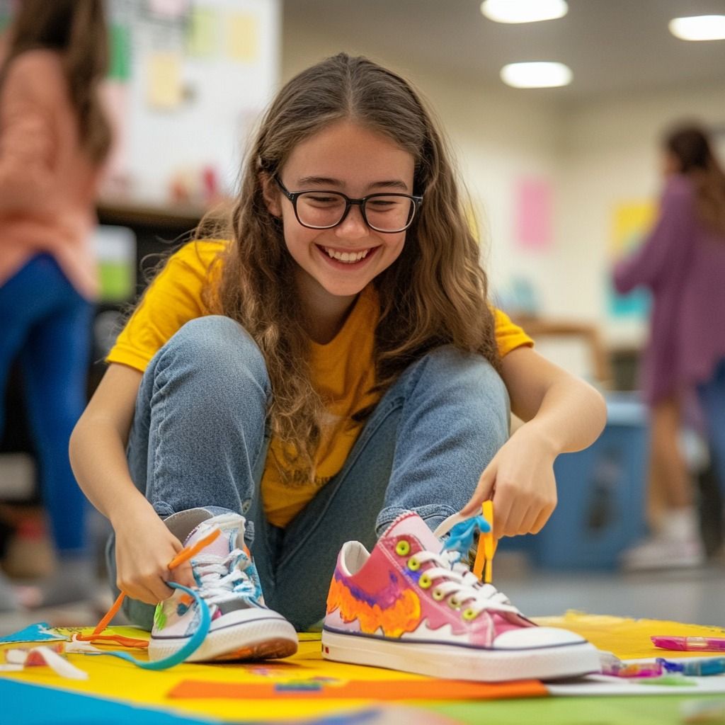 Teen Craft Night -Decorate Your Own Shoes