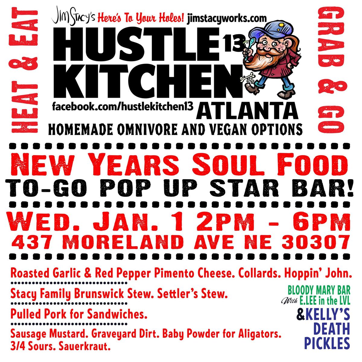 Hustle Kitchen's New Year's Soul Food Pop Up! 