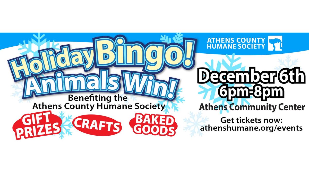 Holiday Bingo Fundraiser