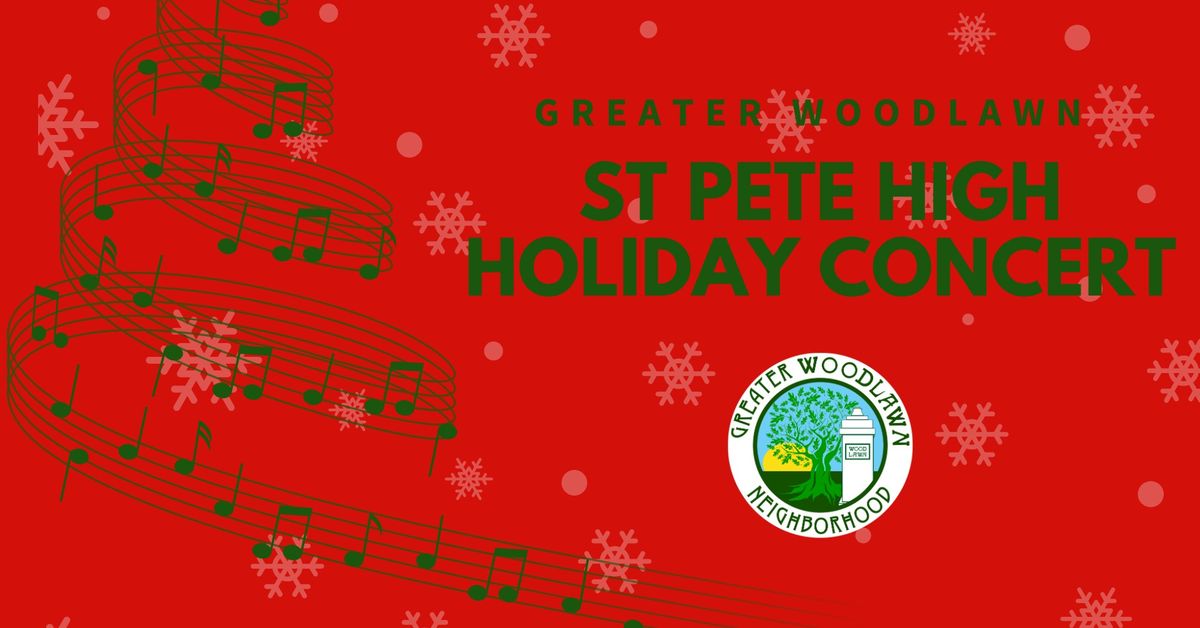 St. Pete High Holiday Concert in Greater Woodlawn