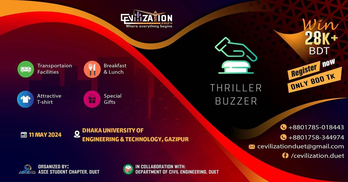 Thriller Buzzer - CEVILIZATION 2024