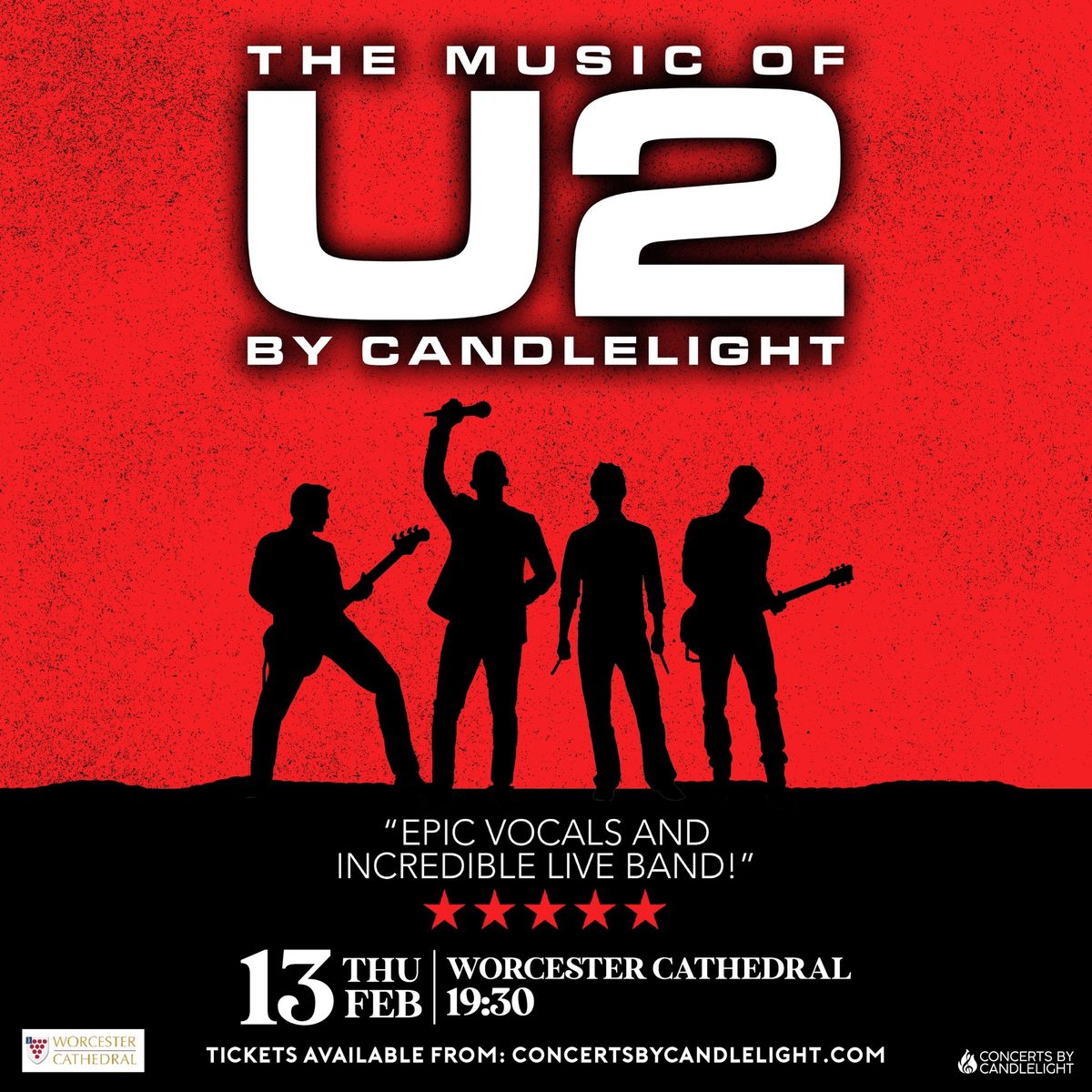 The Music of U2 By Candlelight at Worcester Cathedral  