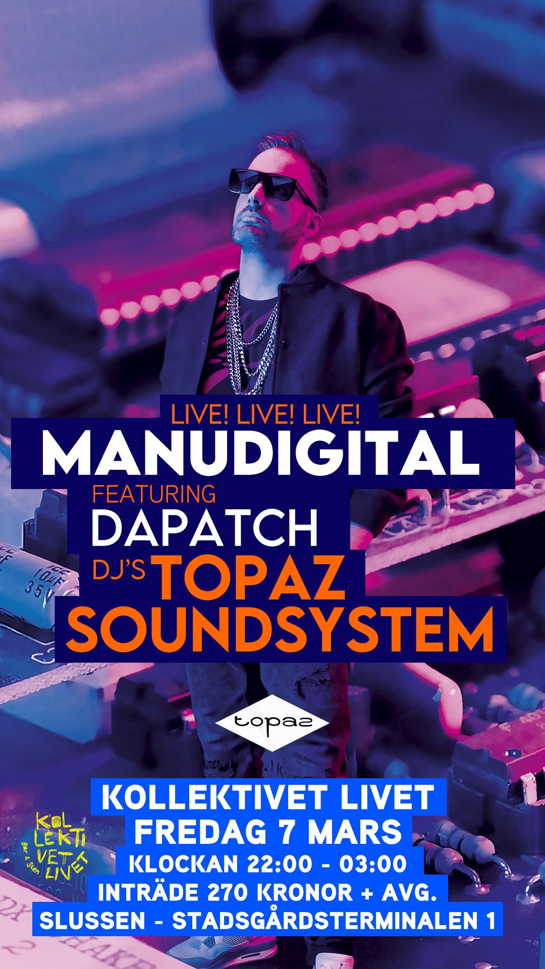 MANUDIGITAL ft. Dapatch | Live p\u00e5 Kollektivet Livet