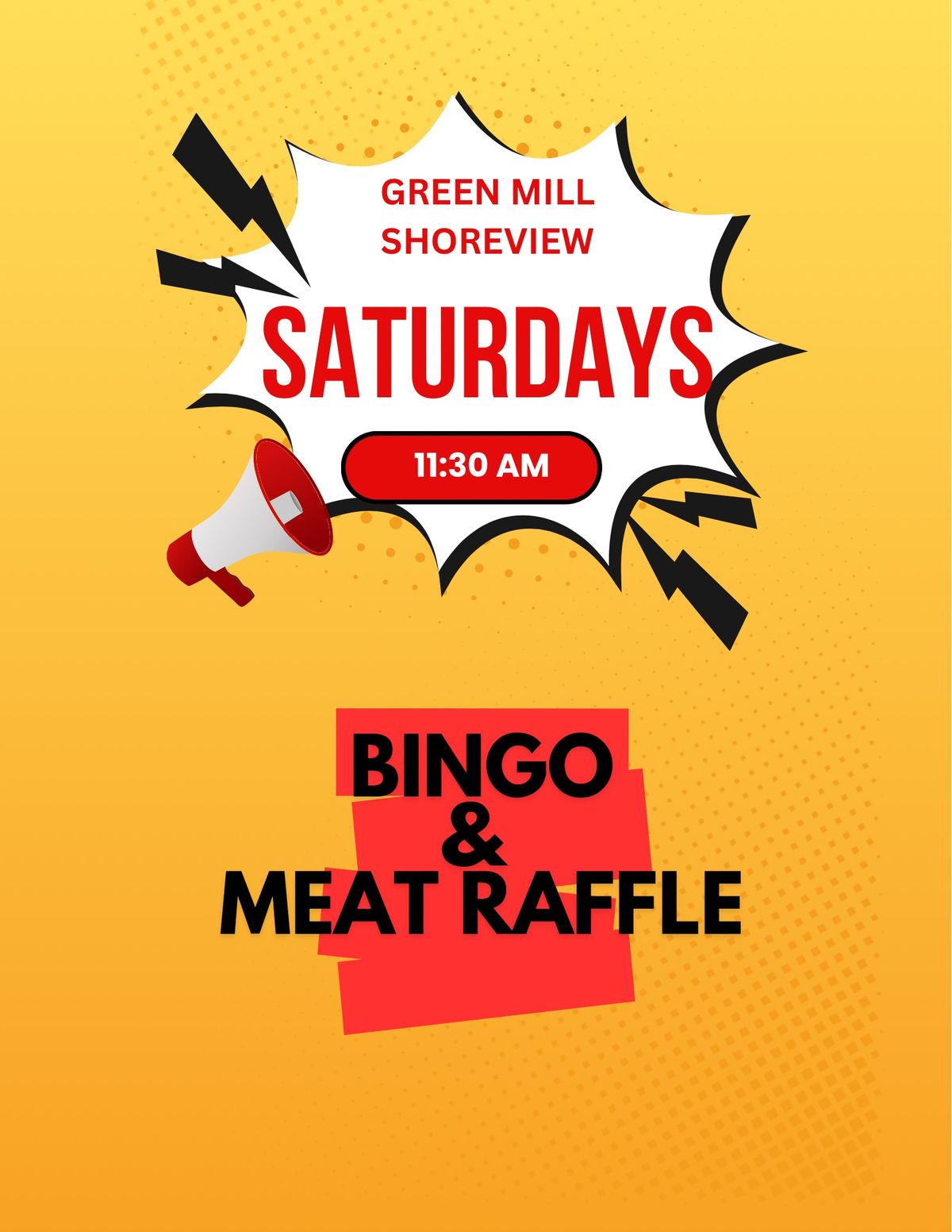 Meat Raffle & Bingo