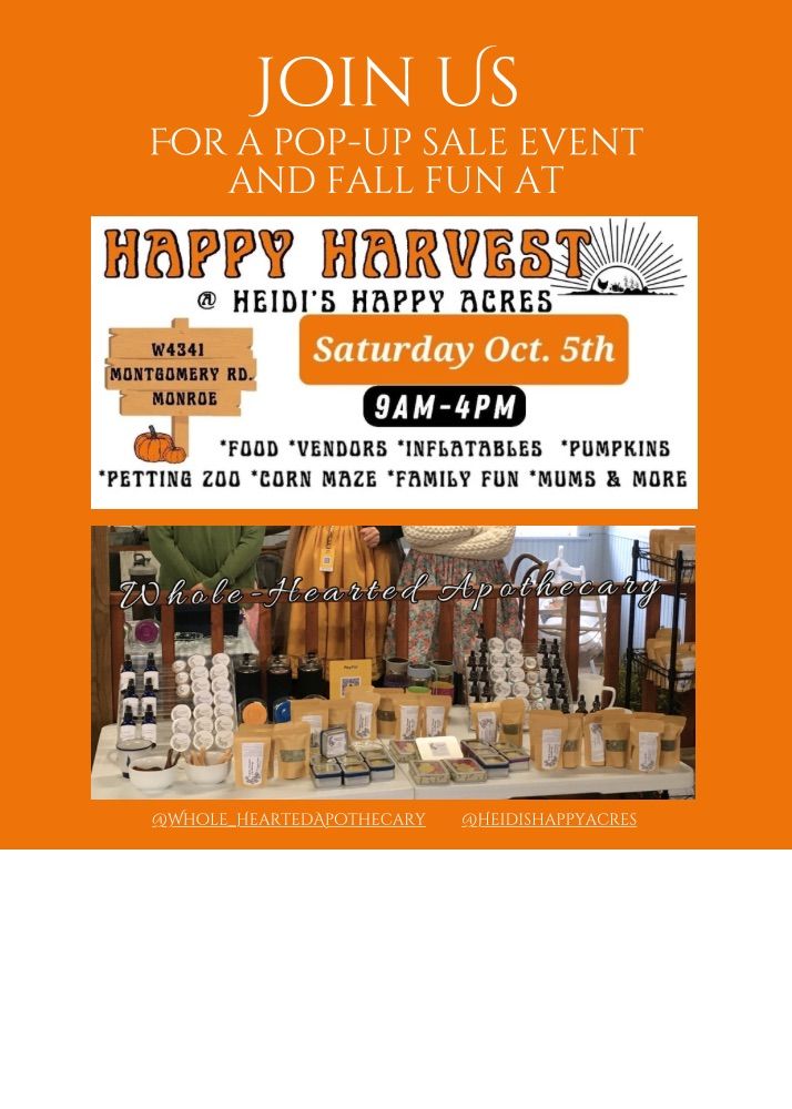 Pop-up Sale: Happy Harvest Fest