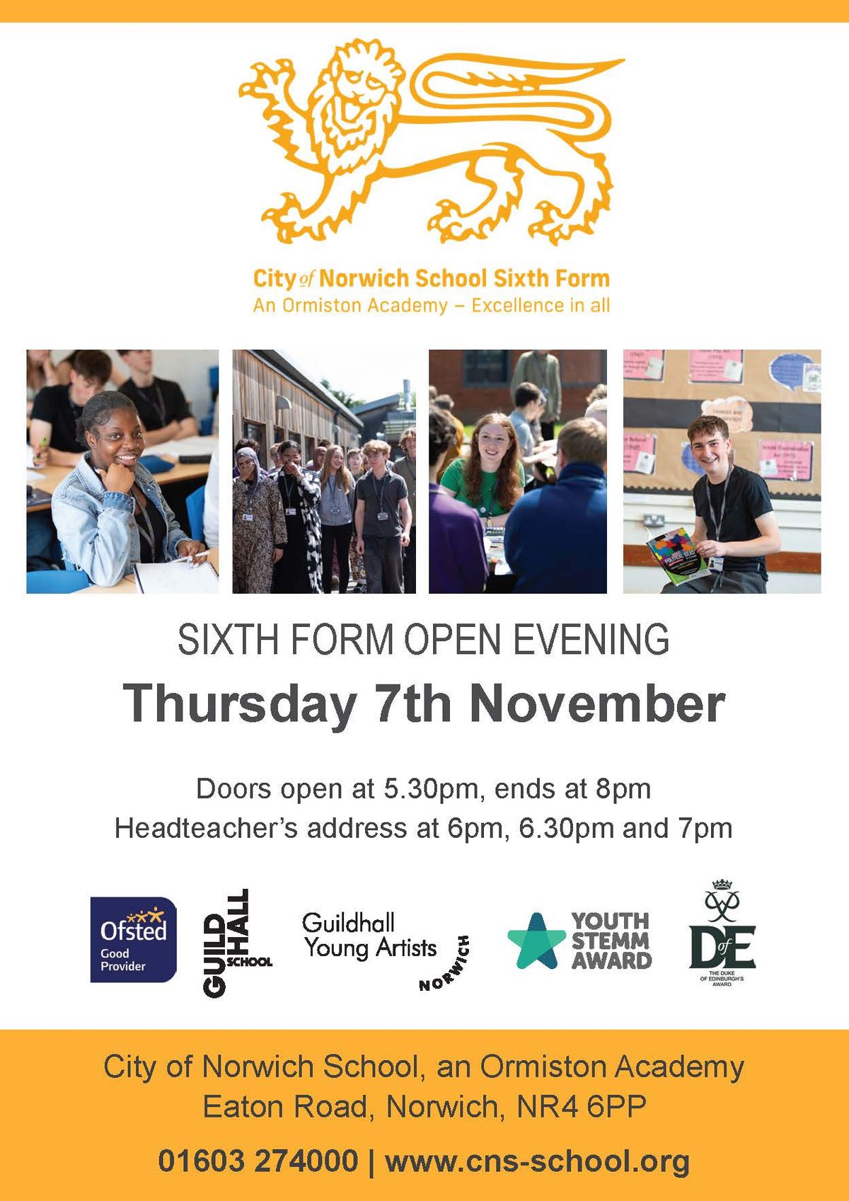 Sixth Form Open Evening