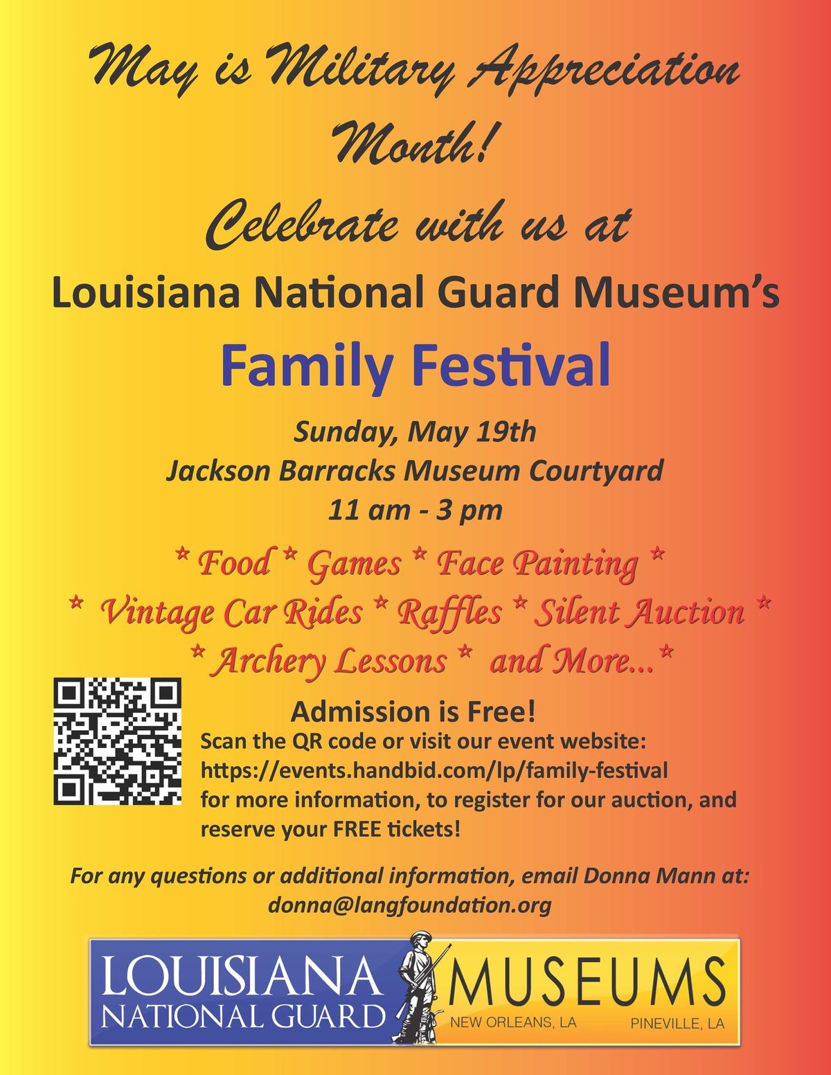 Louisiana National Guard Museum's Family Festival