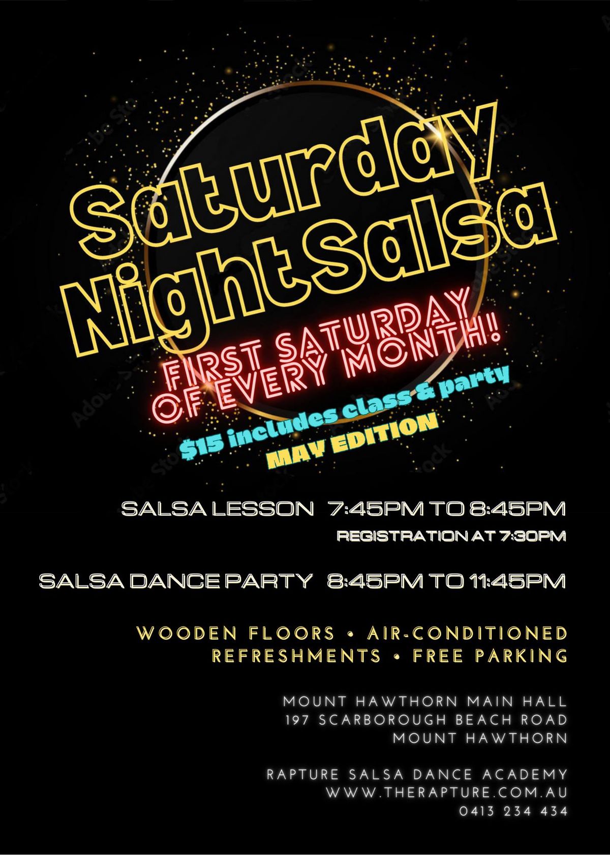 Saturday Night Salsa - May Edition