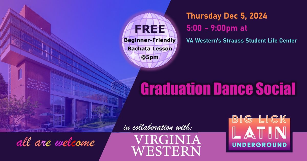 FREE Graduation Dance Social at VA Western