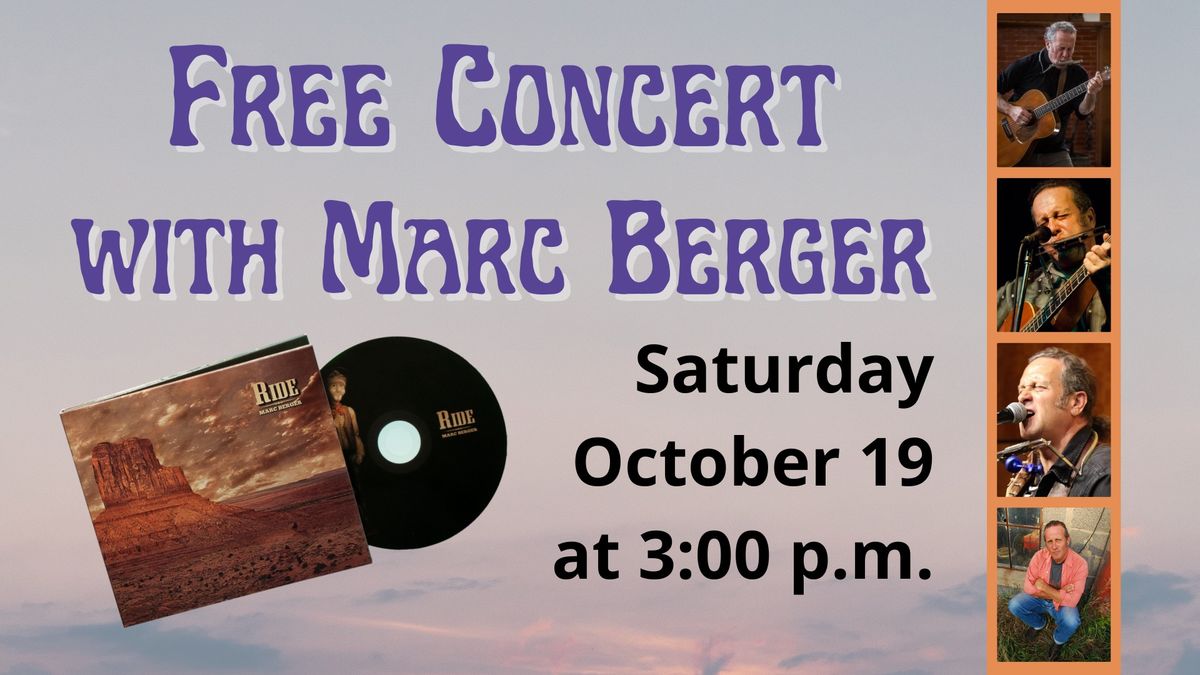 Free Concert with Marc Berger