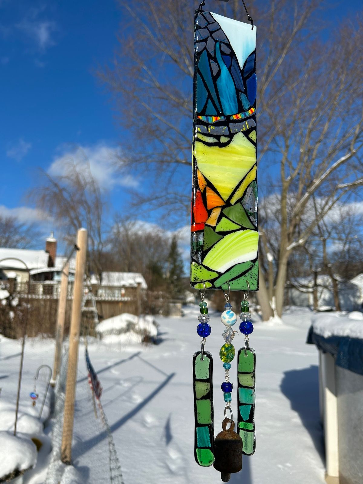 Ring in the New Year Winter Windchime Fused glass class- registration required 