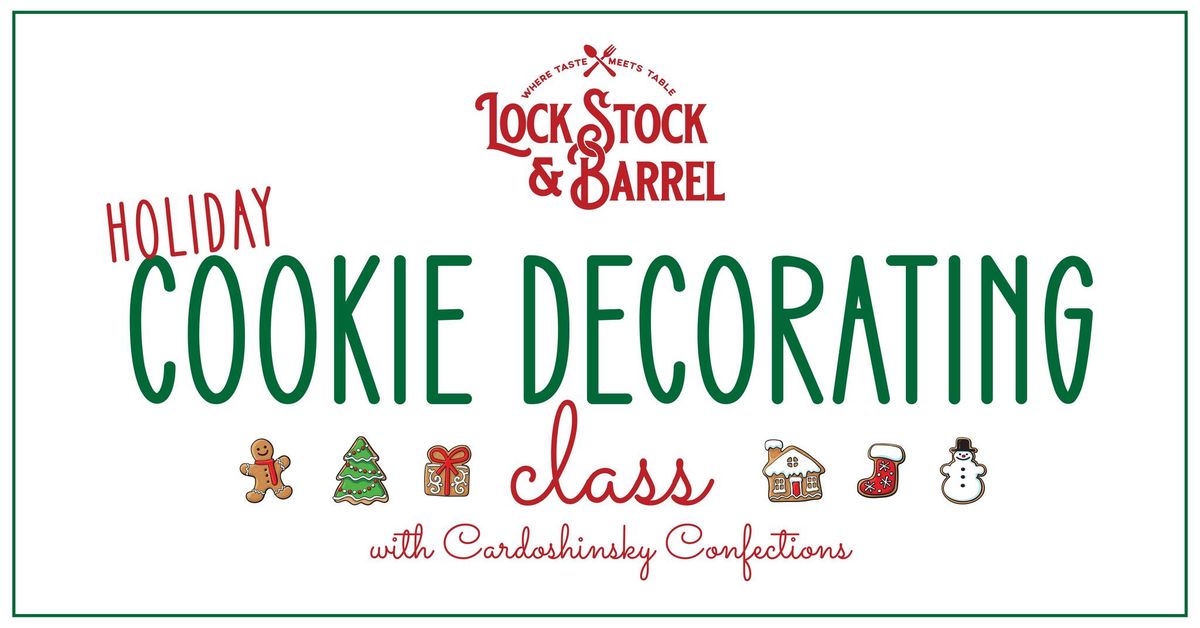 Holiday Cookie Decorating Class at LSB