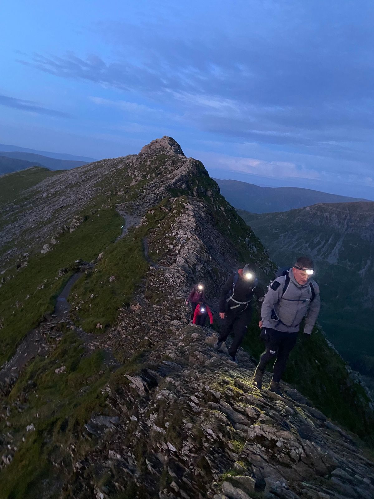 Striding Edge At Night - 2025