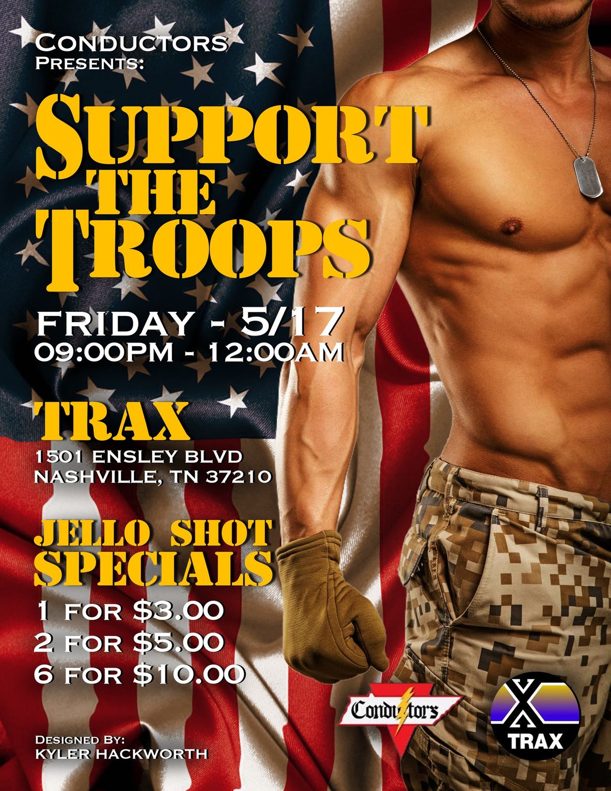 Conductors Leather Levi of TN: Support the Troops